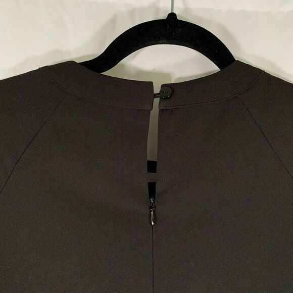 Blaque Label Mini Dress Women's Small Black Short Sleeve Shift Round Neck - Picture 8 of 9